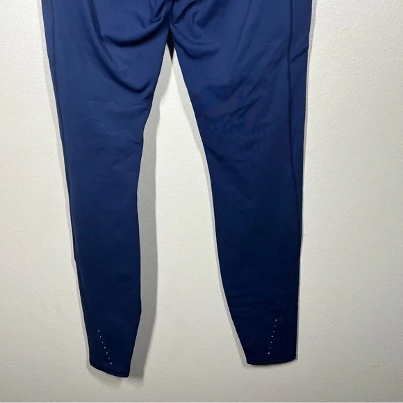 Athleta Womens Rainier Tights Leggings Navy Blue Size Medium Tall Workout - Picture 8 of 8